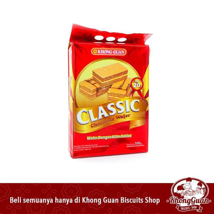 

TERMURAH Khong Guan Wafer Classic Chocolate BEST SELLER