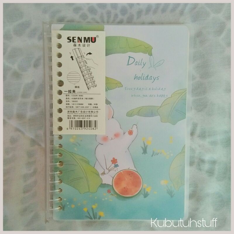 

BINDER REFILL A5 BUNNY