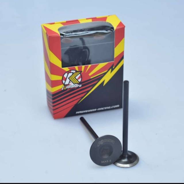 Klep 34 29 batang 5.5mm merk kawahara & moto 1