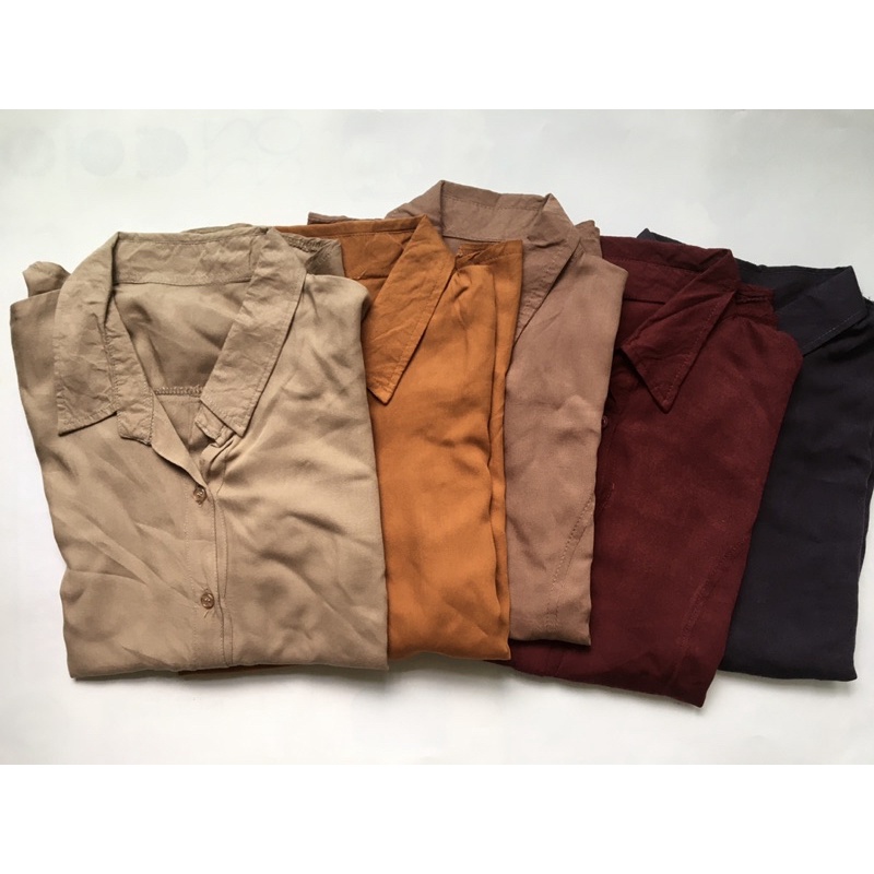 Kemeja Basic Rayon Wanita