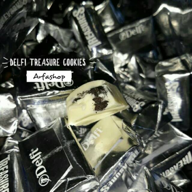 

( 500 Gram ) Coklat Delfi Treasure Cookies Kiloan isi 48pcs Cokelat treasures biskuit