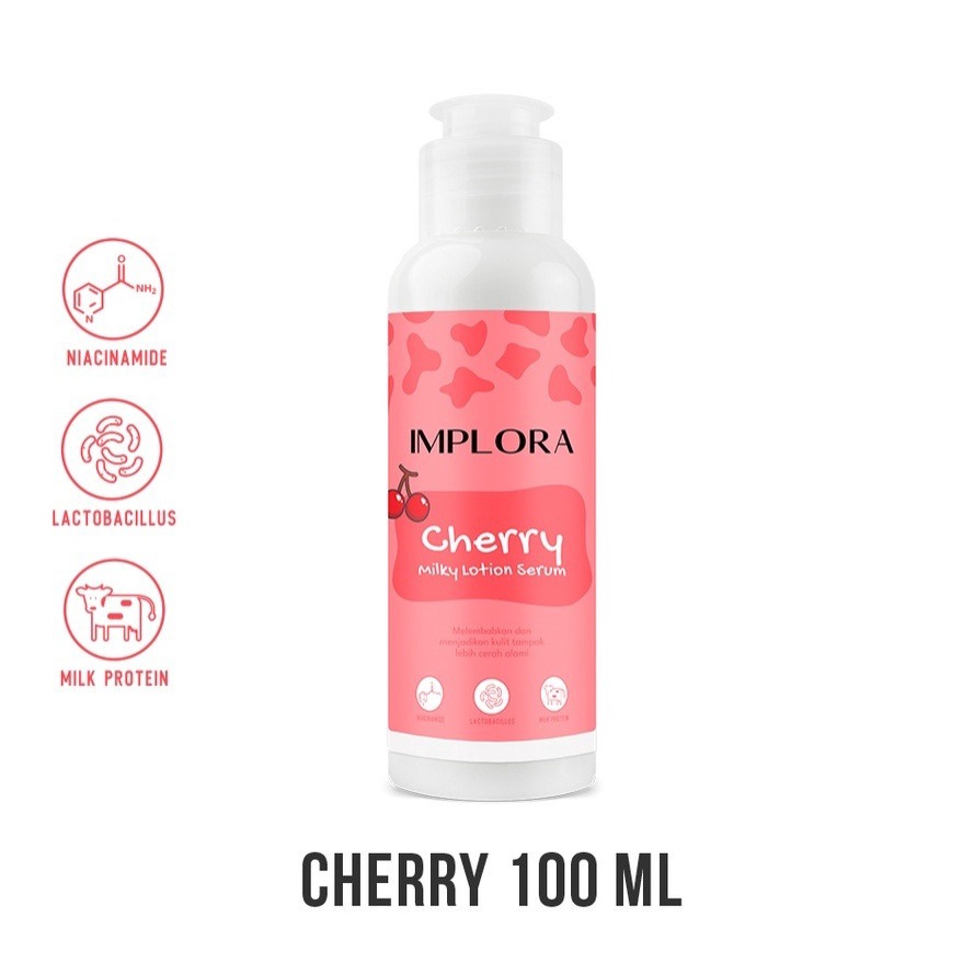 IMPLORA MILKY LOTION SERUM ISI 100ML BPOM [SWEETSPACE]