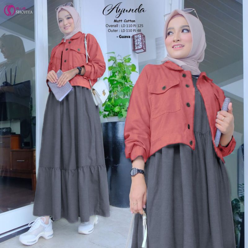 AYUNDA SET OUTER DRESS ORI BY SHOFIYA