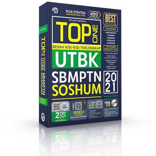 TOP ONE UTBK SBMPTN SOSHUM 2021 + CD