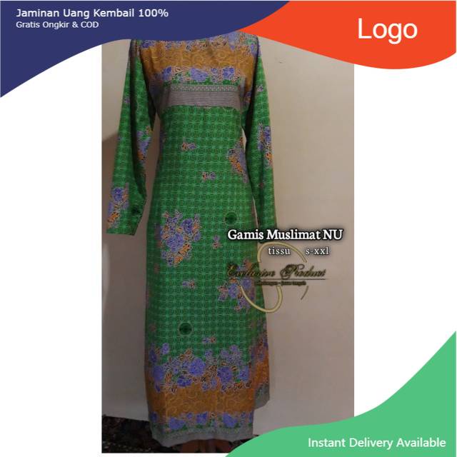 Gamis nu gamis Muslimat gamis Wanita NU