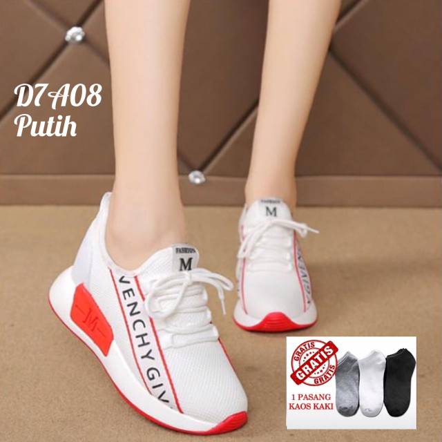 SEPATU WEDGES WANITA IMPOR KOREA D7A08