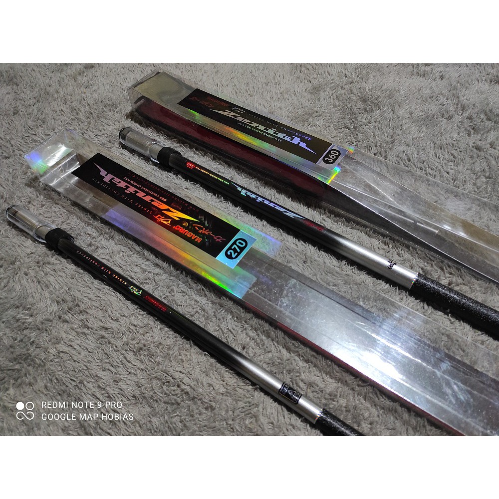 joran pancing tegek kaku maguro  zenith 270. 330. 360. 390. 450