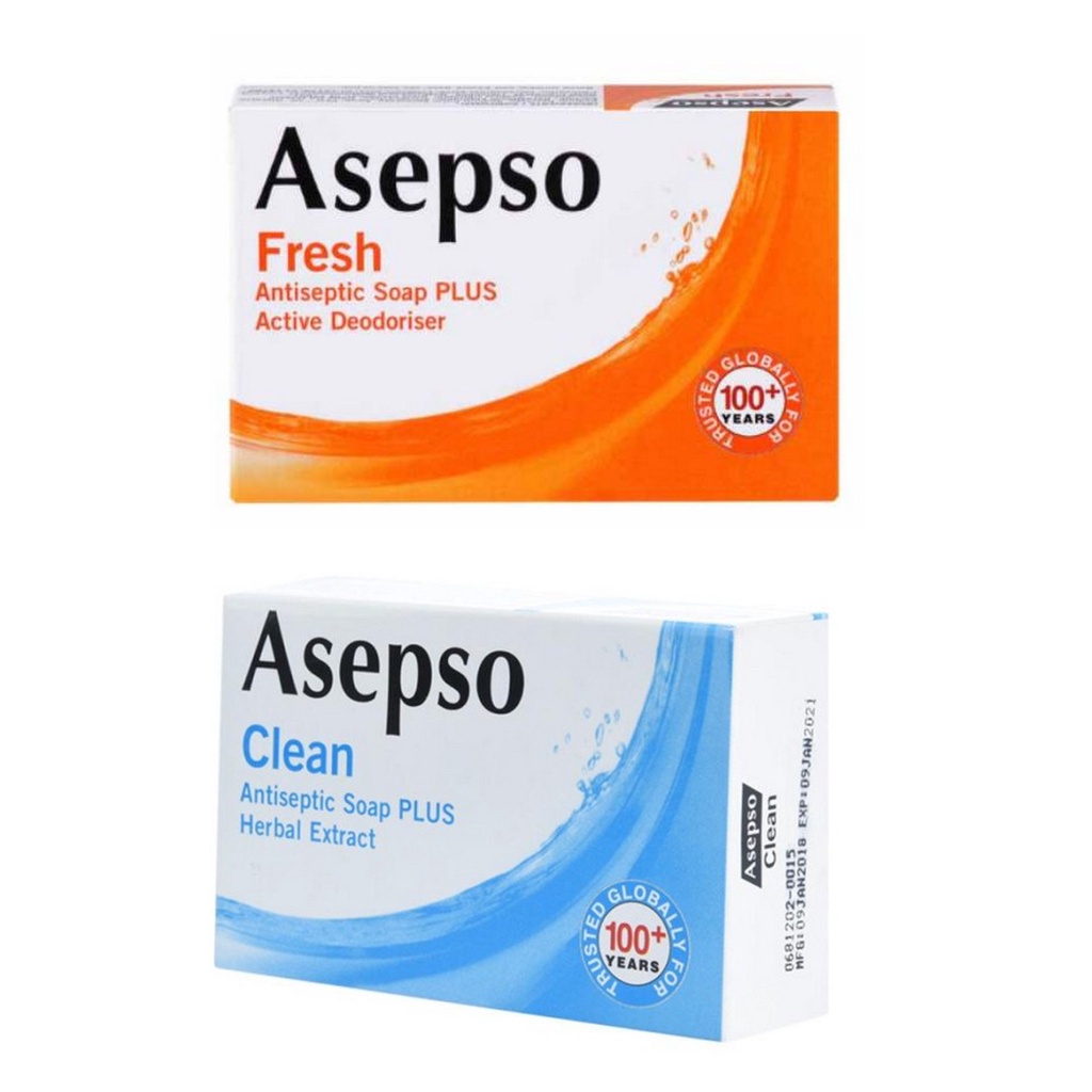 ASEPSO FRESH &amp; CLEAN Antiseptic Soap Plus 80 GR - Sabun Antiseptik