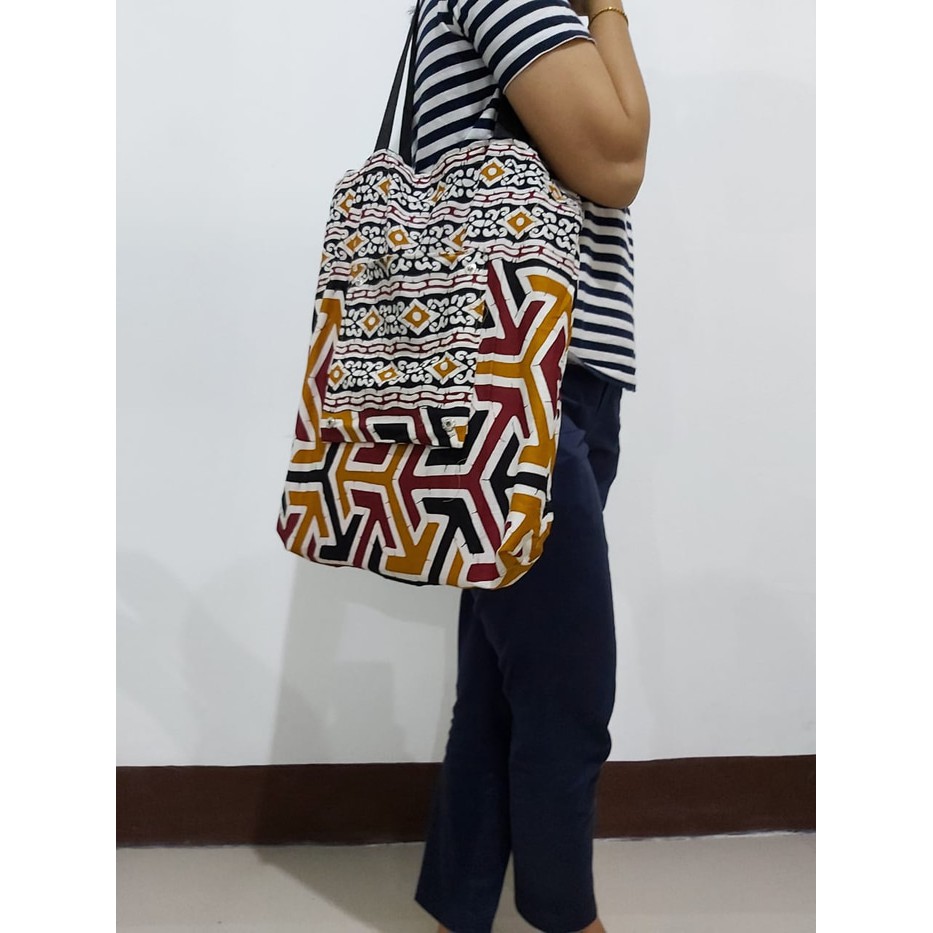 Tote bag batik lipat