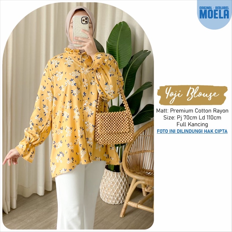 Blouse Oversize Motif - By Moela