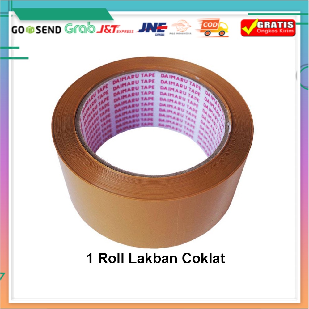 

1 UNIT LAKBAN COKLAT 2 INCH X 100 YARD LAKBAN 45MM 100 YARD 2 INCH 45 MICRON BS Beautiful Store ID