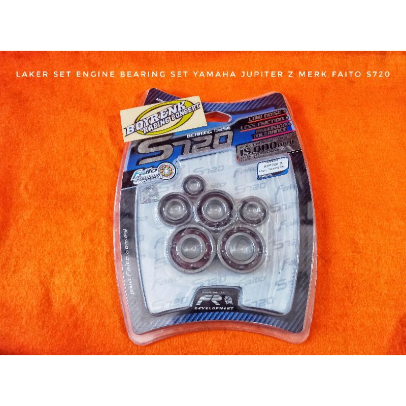 BEARING LAKER LAHER MESIN SET JUPITER Z MERK FAITO S720 - BOYRENK RACING CONCEPT