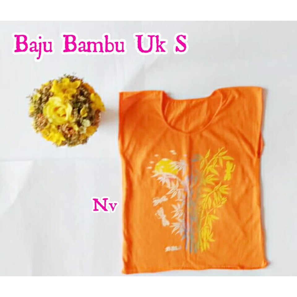 BAJU ANAK BAMBU UK.S ( UMUR 0 - 1 TAHUN )