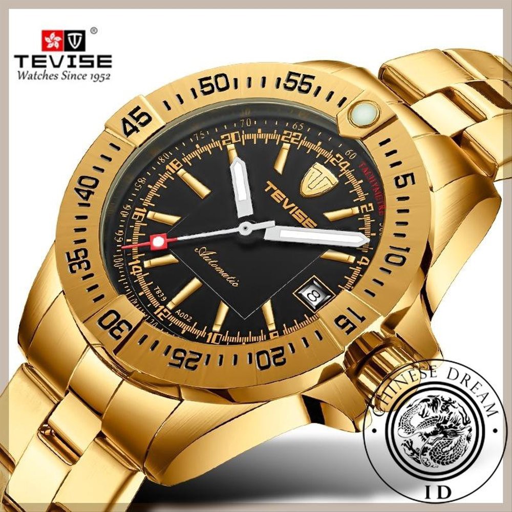 Dijual Jual OtomatisTEVISE Swiss Jam Tangan Pria Mekanik Otomatis 839 Berkualitas Terbatas