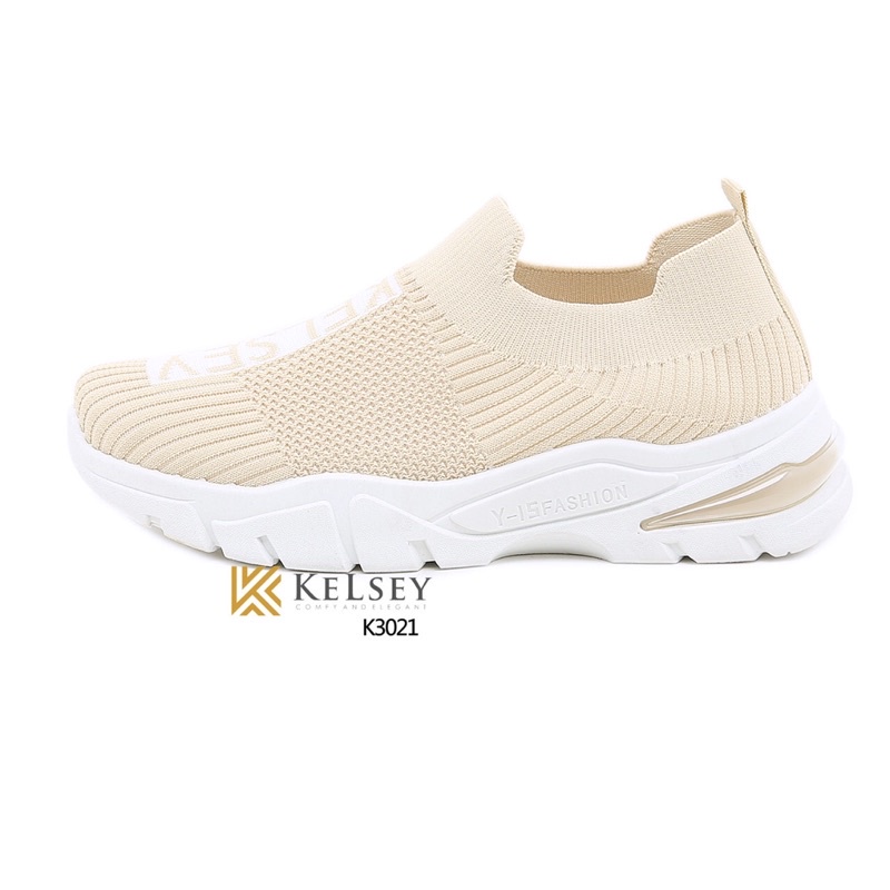 Nicole Sepatu Sneakers Air Boots Wanita 4,5cm  Kelsey / Sepatu Flyknit Wanita K3021