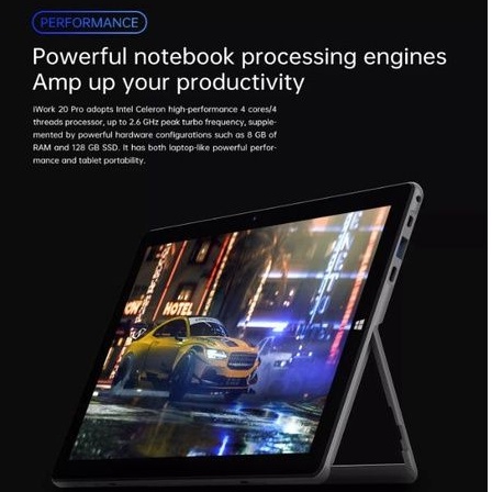 Alldocube iWork20 Pro  2in1 TabletPC 10.5&quot; FHD 8/128GB SSD + Docking Keyboard Magnetic Windows 11