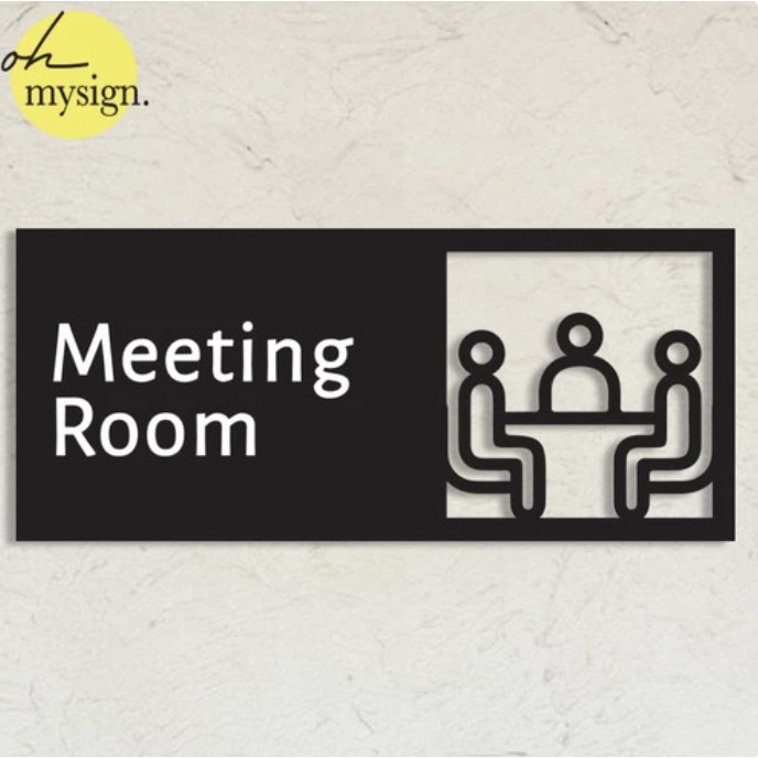 

Meeting Room Sign Akrilik | Acrylic Sign Ruang Meeting Modern