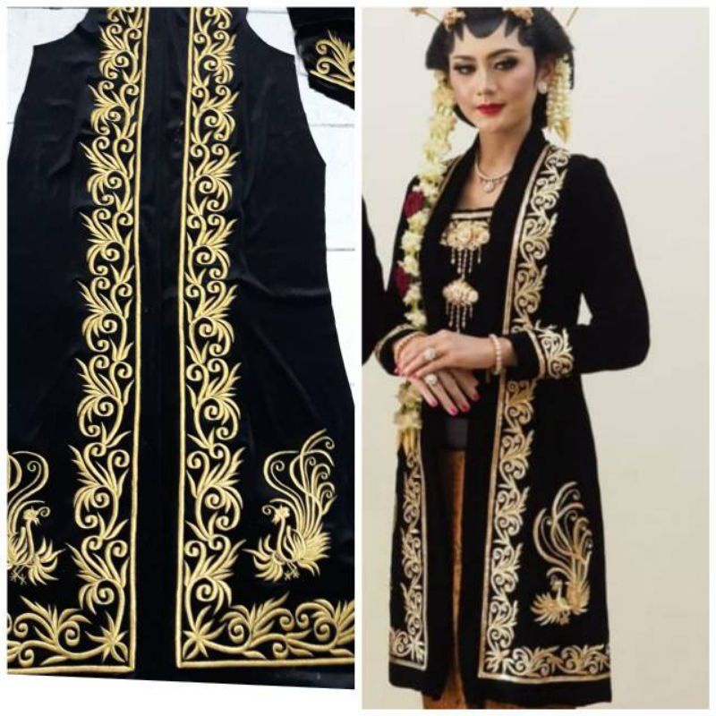 KEBAYA BLUDRU BORDIR PENGANTIN JAWA KLASIK