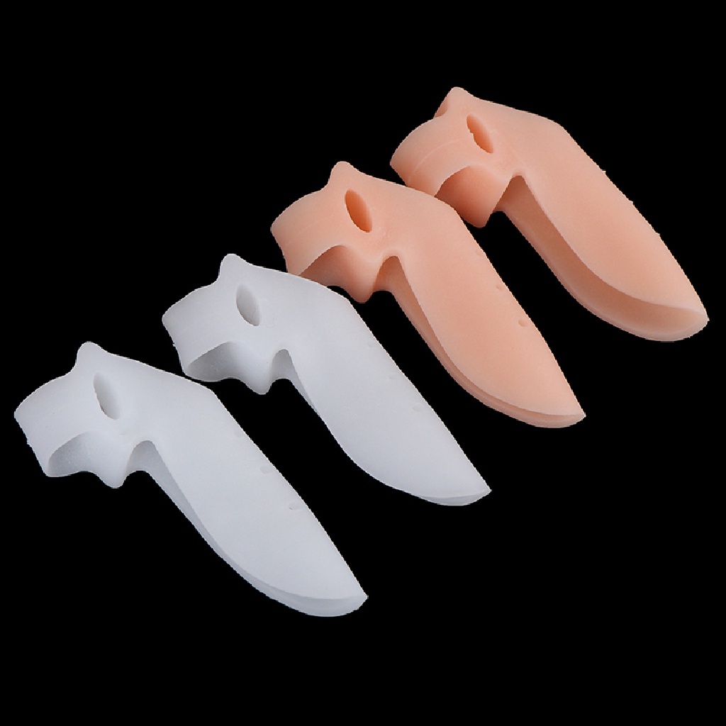 (whitebright3.id) 2pcs / Set Alat Korektor / Pelurus Jari Kaki Orthotic Bahan Silikon