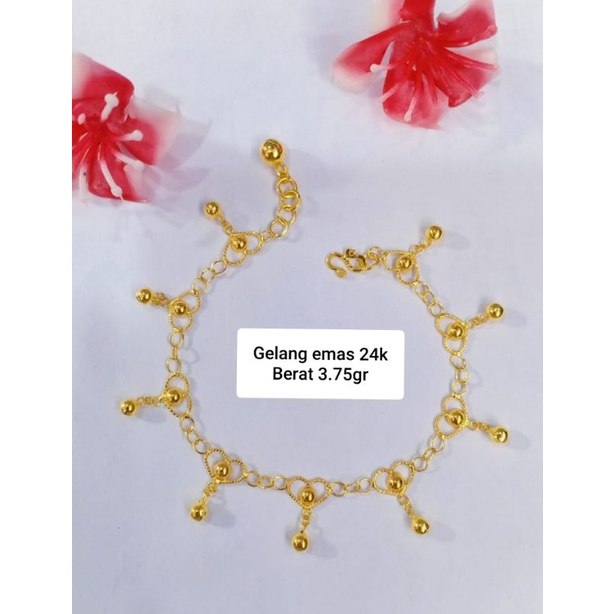 gelang emas 24k