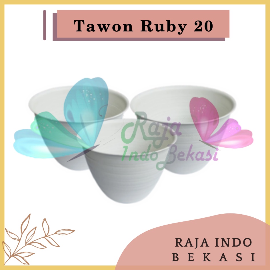 Pot Bunga Jm Ruby 20 Putih Motif Tawon Mirip Pot Tawon Pirus Pot Tawon Putih 18 20 21 24 25 27 28 30