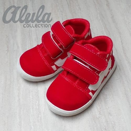 Sepatu anak laki laki motif catur vns sepatu anak sneaker murah dan terbaru