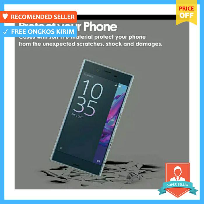 SOFT CASE HANDPHONE - SOFTCASE SONY XPERIA XZ/XZS CLEAR BENING DOCOMO & GLOBAL JAPAN