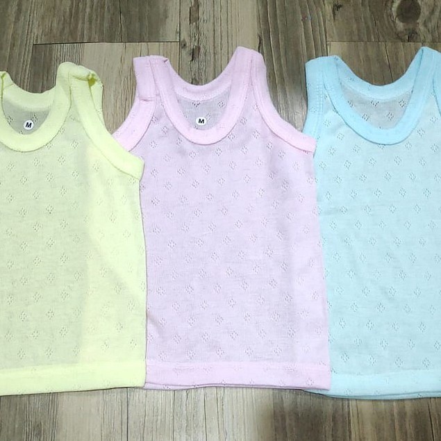 Singlet Kaos Dalam Anak Bayi Polos Warna