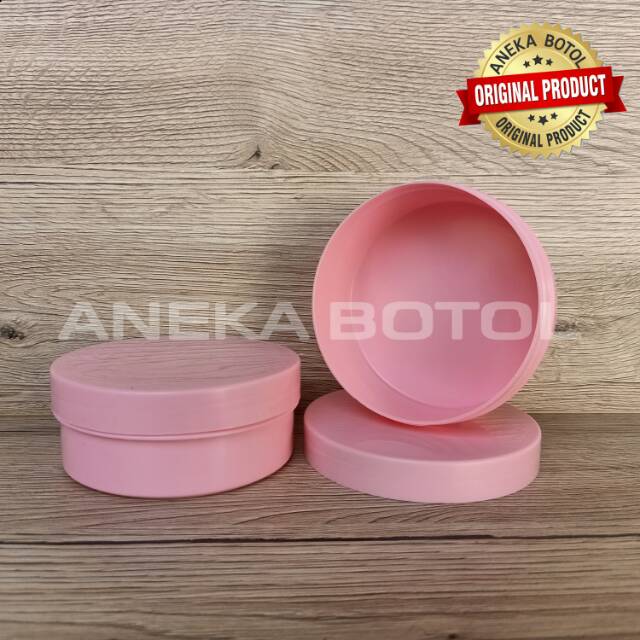 POT LULUR 250 GRAM PINK-PINK / WADAH HB LOTION / TEMPAT SCRUB