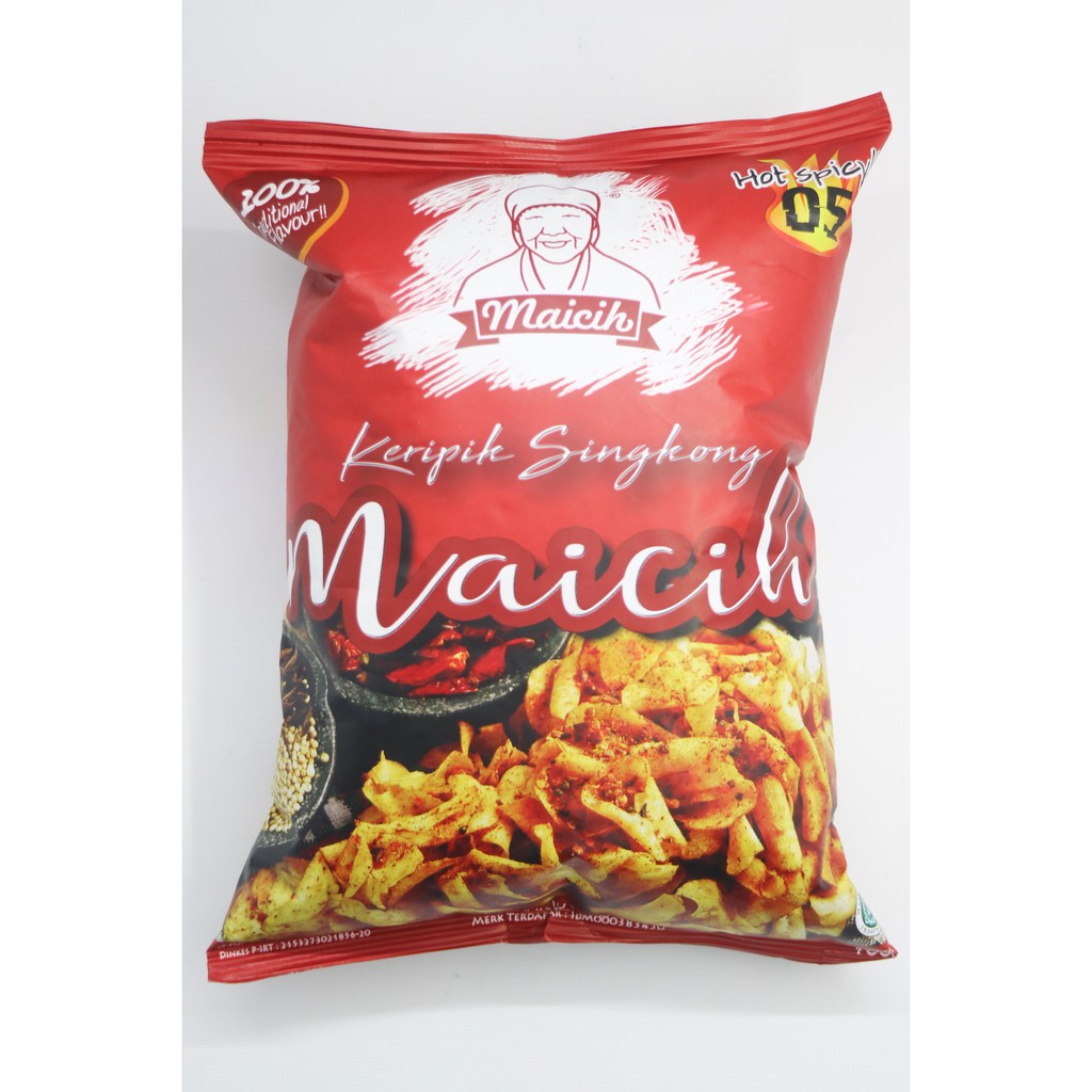 Keripik Singkong Pedas Maicih Level 5 Kemasan 100 Gr Shopee Indonesia