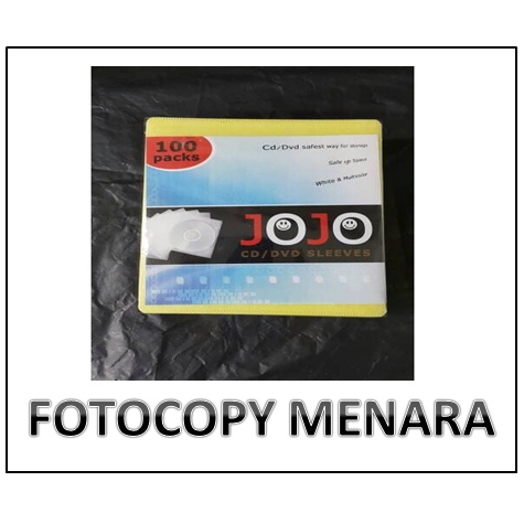 

JOJO Amplop CD / Tempat CD Kertas / isi 100pcs