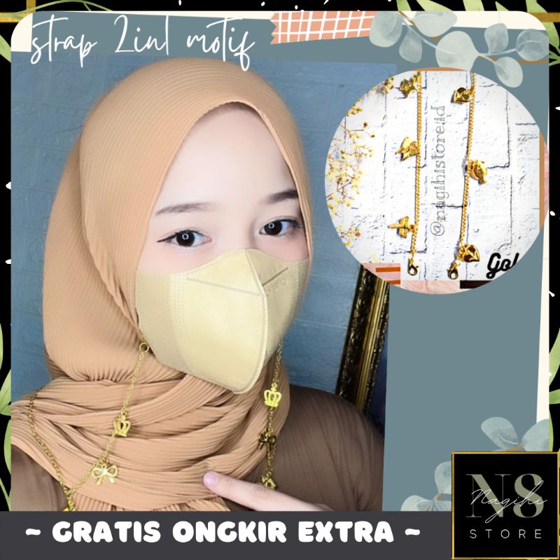 ✨NAGIHI✨ STRAP MASKER WANITA AKSESORIS MASKER STRAP MASKER MOTIF RANTAI MURAH AKSESORIS FASHION AKSESORIS HIJAB STRAP MASK HIJAB STRAP MASK PREMIUM