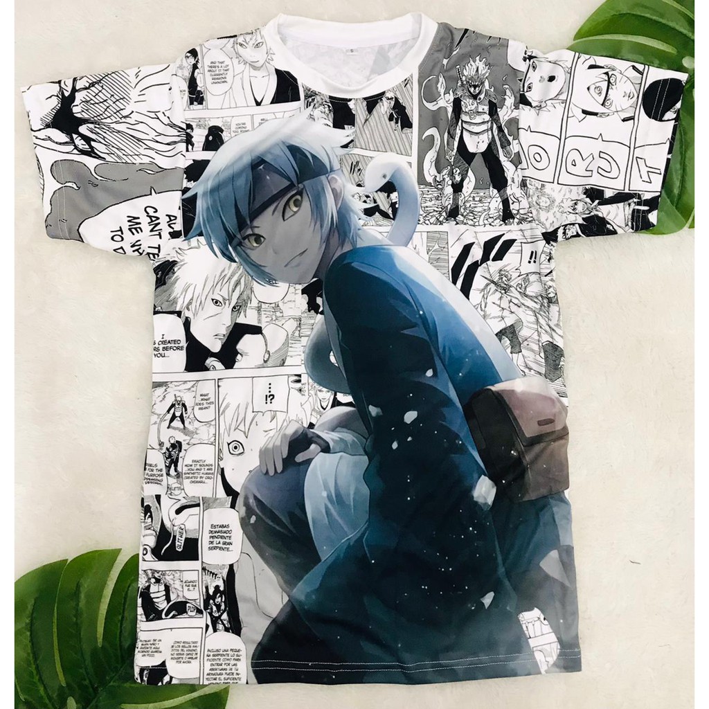 Tshirt Mitsuki Boruto Fullprint Dryfit Sublime Anime Manga Character