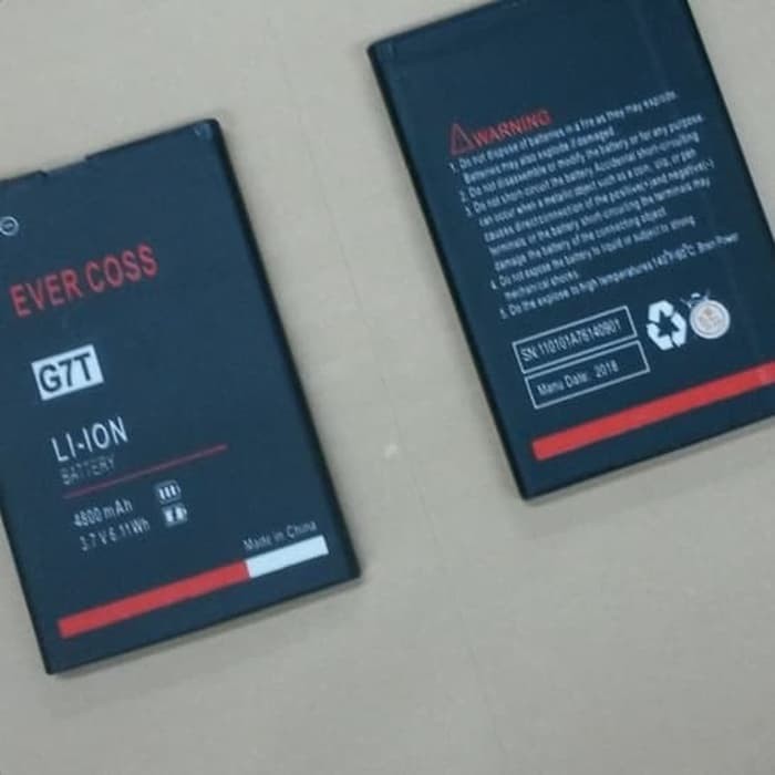 DISKON BATRE BATERE EVERCOSS G7T BATTERY HP