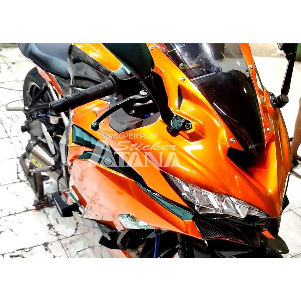 Skotlet Orange Metalik Oren Scotlet Candy Stiker Paint Sticker Decal Background Aquarium Motor Mobil