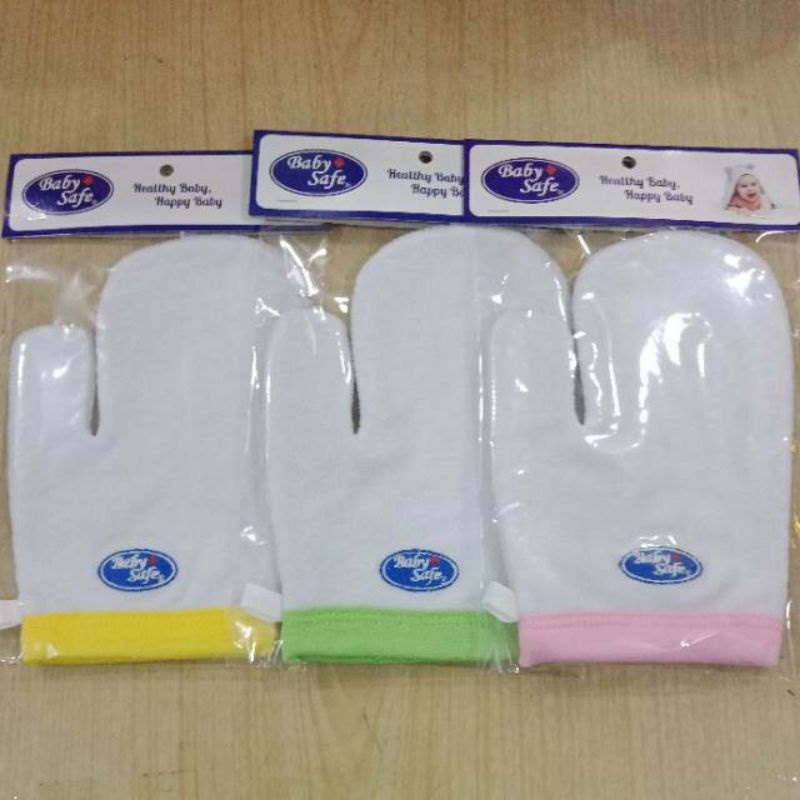Babysafe waslap WL002/ sarung tangan mandi