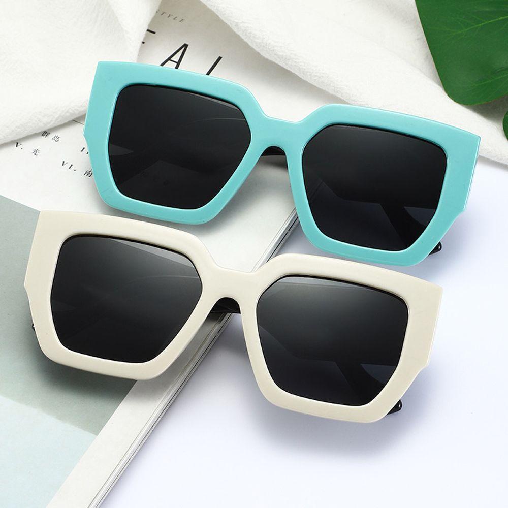 Mxbeauty Kacamata Hitam Wanita Luar Pinggir Laut Polarized Oversized Stripe Geometris Untuk Pria Shades Sun Glasses