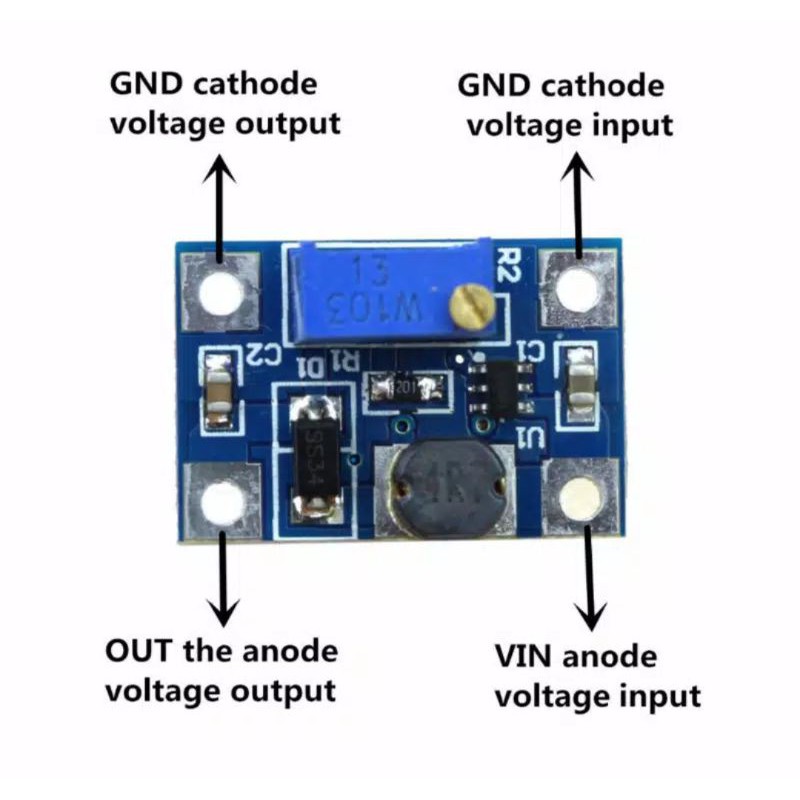 Modul Step Up Dc-Dc Sx1308 DC 2a