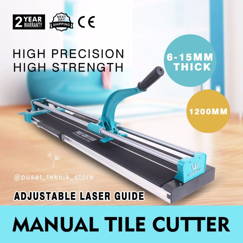 tile cutter granit 120 cm alat potong manual untuk potong keramik & granit 1200mm