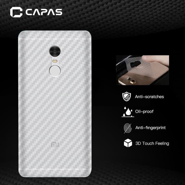 Garskin skin carbon anti shock Xiaomi redmi note 1 2 3 4 5 6 pro