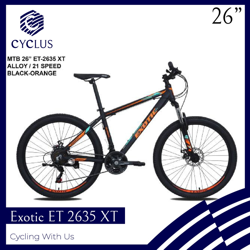 Sepeda MTB Exotic ET 2635 XT 26 Inch