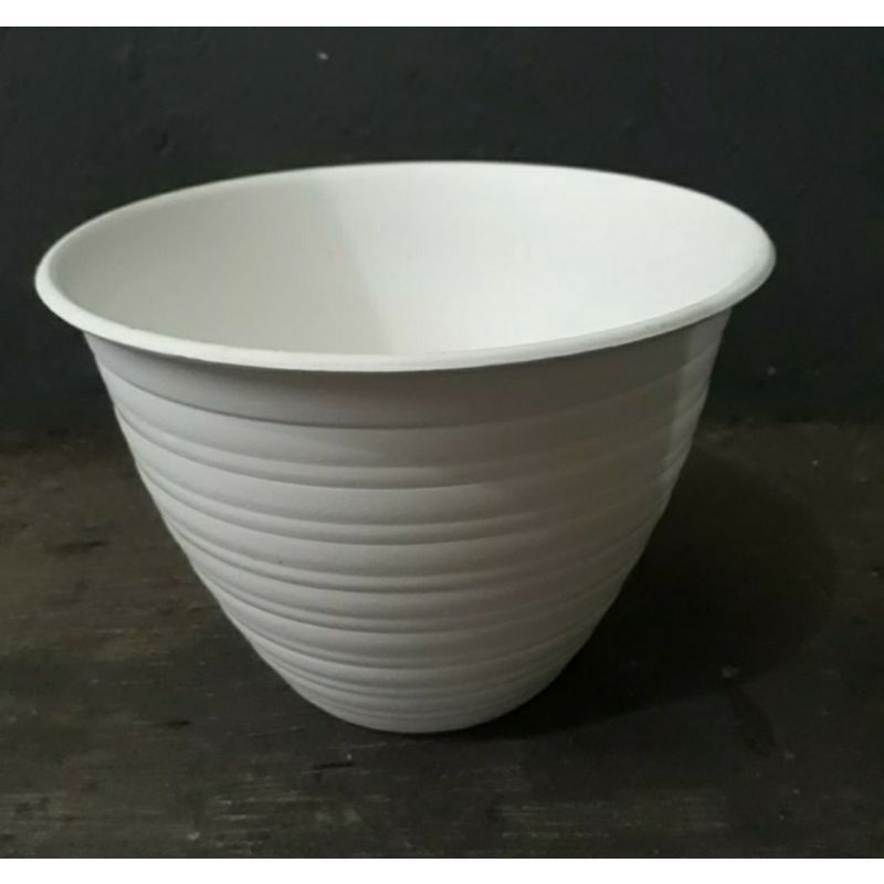 Pot tawon putih 18, pot 18 cm, indoor, mewah, premium