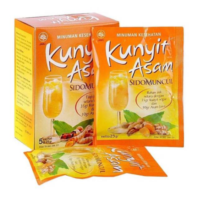 

SIDOMUNCUL KUNYIT ASEM BOX (5 X 25 GR)