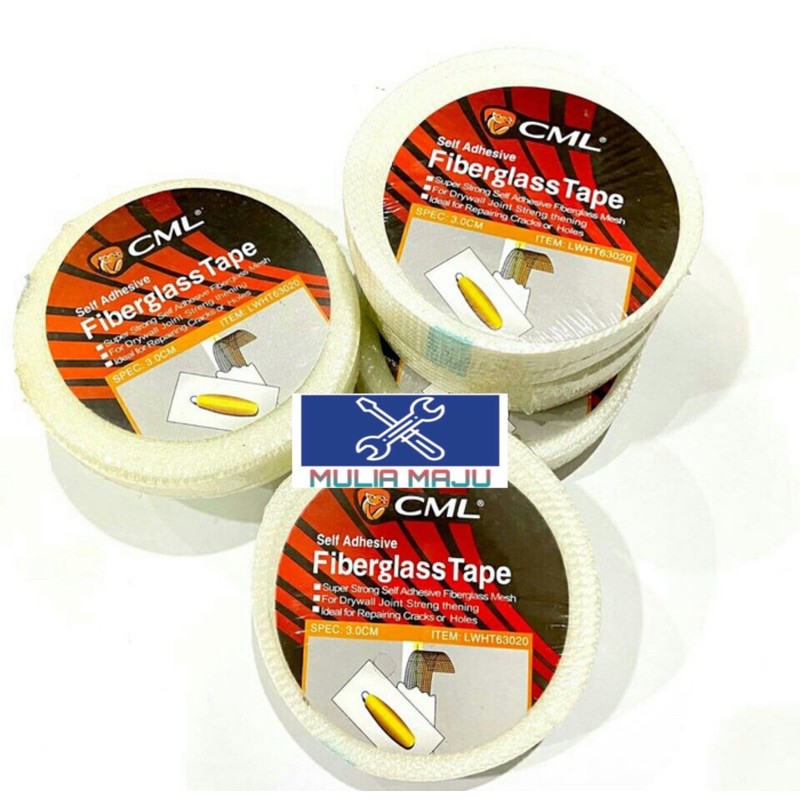 

Lakban Gypsum 3cm /Fiberglass Tape 1 " /Lem kassa Murah 3cm