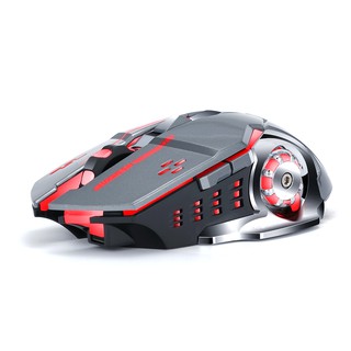 SKU-1059 MOUSE GAMING WIRELESS LED T-WOLF Q13 (RGB) SILENT