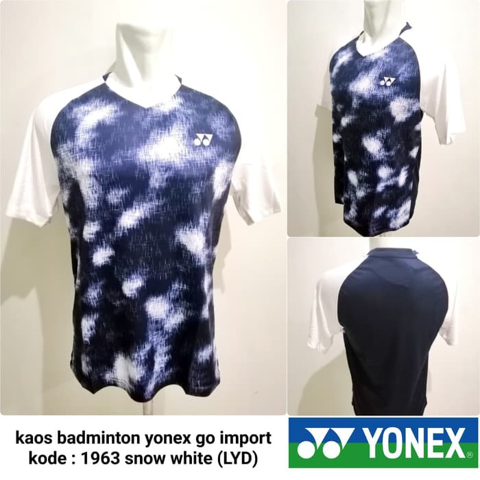 Baju badminton Yonex 1963 kaos badminton yonex grade ori import murah