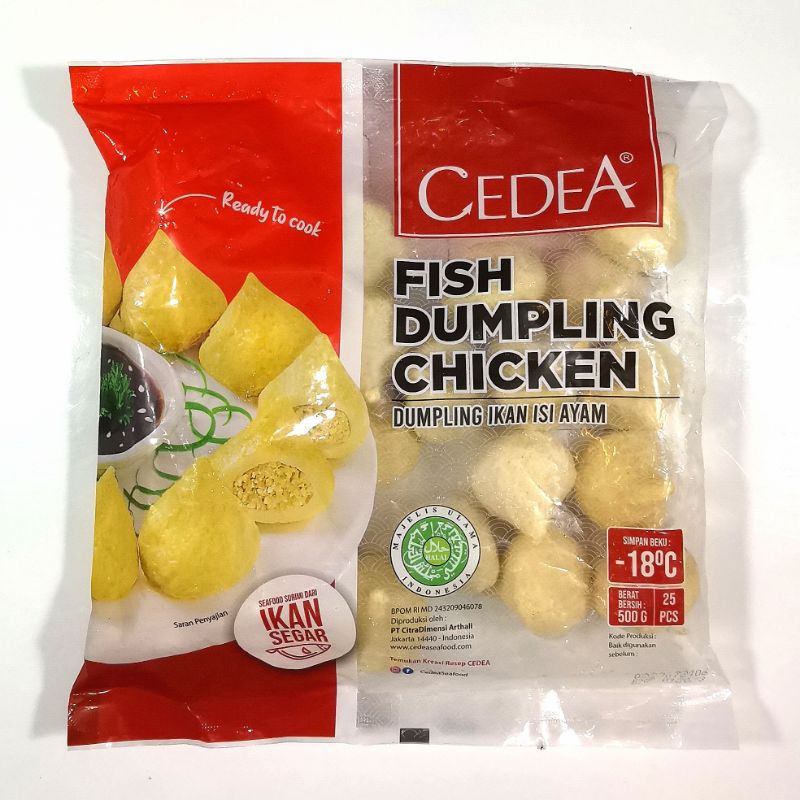 

Cedea Fish Dumpling Chiken - Cheese 500 gr