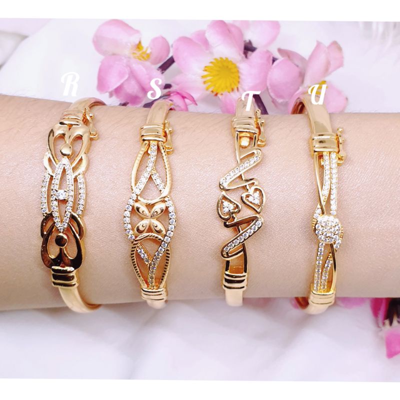 New Gelang bangle korea simple terbaru permata zircon GBX-02