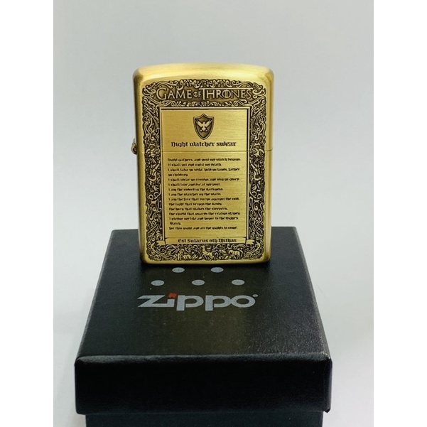 Korek Zippo Motif Game Of Thornes Korek Zippo Grafir Zippo Motif Premium