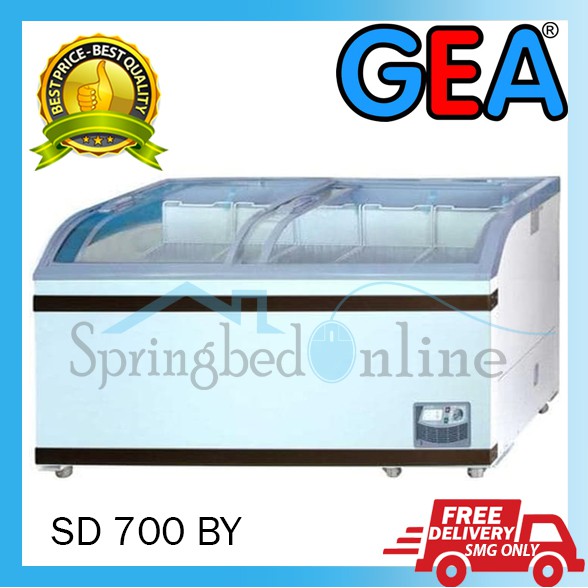 GEA SLIDING CURVE GLASS GEA SD-700BY- GARANSI RESMI